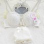 Free Shipping Bra Set A/B Cup 4 Solid Color Lace Girl Underwear spot Women Lingerie Lady Bra+panties