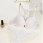 Intimates 2017 New women sexy Y-line straps bra set front closure bra + hollow out Panties Lace Sexy