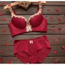 Female Lingerie Women Push Up Bra Set Sexy Deep V Lace Bra Set Underwear Sets Seamless Bras and Pant