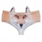 Women Briefs Panties Simulate Animals Cartoon Pig Cat Dog Fox Rabbit Raccoon Ear Cotton Underwear Gi