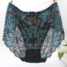 High Quality women\'s briefs sexy lingeries Plus Size 7XL High-end luxury lace flowersTransparent un