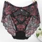 High Quality women\'s briefs sexy lingeries Plus Size 7XL High-end luxury lace flowersTransparent un