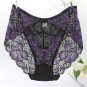 High Quality women\'s briefs sexy lingeries Plus Size 7XL High-end luxury lace flowersTransparent un