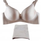 Soft Women Lingerie Push Up Bra Set Underwear Satin Seamless Panty 34 36 38 B C Bras