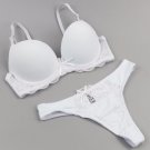 Women Underwear Solid Vs Bra Thong Sets Sexy Lingerie Suit Lace Bra And Panties Female Push Up Bra S