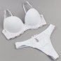 Women Underwear Solid Vs Bra Thong Sets Sexy Lingerie Suit Lace Bra And Panties Female Push Up Bra S