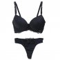 Women Underwear Solid Vs Bra Thong Sets Sexy Lingerie Suit Lace Bra And Panties Female Push Up Bra S
