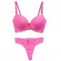 Women Underwear Solid Vs Bra Thong Sets Sexy Lingerie Suit Lace Bra And Panties Female Push Up Bra S