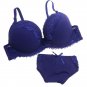 Women Push Up Cup D Print Bra Sets Rose Lingerie Set Appliques bracelet Sexy Underwear Bra Panty Set