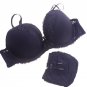 Women Push Up Cup D Print Bra Sets Rose Lingerie Set Appliques bracelet Sexy Underwear Bra Panty Set