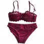 Sexy lace transparent women\'s ultra-thin ABCD cup thin underwear push up bra set plus size girls br