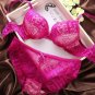Hot sale women underwear set bra set deep-v lace bra concise sweet bra and panties, sexy lace push-u