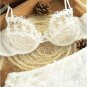 Noble Embroidery Lace Ultra-thin Bra &amp; brief sets Intimates,Women Push Up Bras and Sexy Panties 