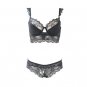 Sexy Mousse Women Sexy Bra Set Ultra-thin Red Black Lace Bras Underwear Plus size Push up Bra and Pa