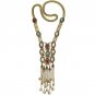 Olsen Twins Vintage Bohemian Tassel Long Necklace Multicolor Stone Boho Necklaces For Women Costume