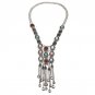 Olsen Twins Vintage Bohemian Tassel Long Necklace Multicolor Stone Boho Necklaces For Women Costume