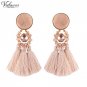Vedawas Brand 2017 Boho Drop Fringe Earring For Women Vintage Ethnic Statement Tassel Earrings Fashi