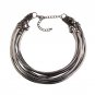 Best lady New Boho Punk Chunky Multilayer Metal Gem Collar Choker Bead Pendant Ethnic Statement Luxu