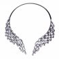 Best lady Boho Luxury Sexy Charm Crystal Collar Choker Statement Necklace For Women Big Brand Weddin