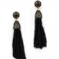 2017 New Fashion Seed Beads Boho tassel simple Long Drop Earrings for Women