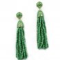 2017 New Fashion Seed Beads Boho tassel simple Long Drop Earrings for Women