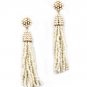 2017 New Fashion Seed Beads Boho tassel simple Long Drop Earrings for Women
