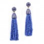 2017 New Fashion Seed Beads Boho tassel simple Long Drop Earrings for Women