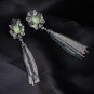 Onnea Newest Vintage Fringe Long Tassel Earrings Gold Dangle Colorful Crystal Opal Stone Drop Earrin