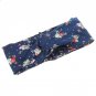 Fashion Dots Bunny Rabbit Ear Ribbon Headwear Ladies Twist Knot Pattern Headband Elastic Head Wrap T