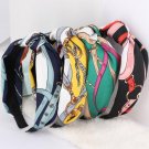DPSaiLYY Top Knot Turban Headband 40\'s Vintage Style Elastic Hairband Hair Accessories No Slip Stay