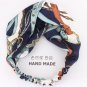DPSaiLYY Top Knot Turban Headband 40\'s Vintage Style Elastic Hairband Hair Accessories No Slip Stay