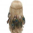 Women Bohemian Feather Headband hair clips for women Hippie Headdress Hair Accessories hairband