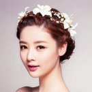 Korean Style Women Crown  Lily Flower Crown Handmade Trendy Headband Headwear