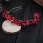 AWAYTR Womens Bohemia Flower Bezel Glass Beads Hair Bands New Female Girls Festival Flower Headband 