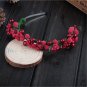 AWAYTR Womens Bohemia Flower Bezel Glass Beads Hair Bands New Female Girls Festival Flower Headband 