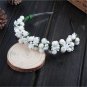 AWAYTR Womens Bohemia Flower Bezel Glass Beads Hair Bands New Female Girls Festival Flower Headband 