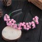AWAYTR Womens Bohemia Flower Bezel Glass Beads Hair Bands New Female Girls Festival Flower Headband 