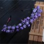 AWAYTR Womens Bohemia Flower Bezel Glass Beads Hair Bands New Female Girls Festival Flower Headband 