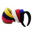 Velvet Hair Accessories Headband For Women 4CM Plastic Padded Hairbands Fashion Headwear Head Band D