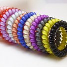 15Pcs Hair Accessories Gum Telephone Wire Hairbands Headwear Elastic Spring Hair Bands Hair Ties/Rin