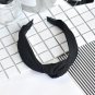 2017 New Design Wide Hairbands Hair Holders Simple Fabric Cross Knot Hair Accessories Fashion Super