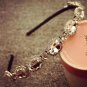 Womens Lady Elegant Luxury Rhinestone Diamond Charm Headbands Wedding Bridal Flower Headband Hairban