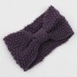 1PC Solid Knitted Crochet Bow Headband For Women Lady Winter Turban Ear Warmer Head Wrap Hairband Ha