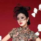 Hair Accessories Elegant Lady Top Net Mesh Birdcage Veil Feather Fascinator Hairpin Hat Clip for Wed