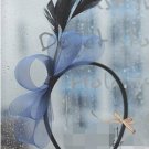 Wholesale and Retail fashion handmade bow and feather gossip girl hairband hair accessory headband 1
