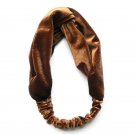 New Fashion Women Fashion Twisted Velvet Headbands Soft Turban Elastic Hairbands Bandage Velvet Twis