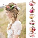 Women Girl Boho Flower Floral Hairband Headband Wreath Party Bride Wedding Beach