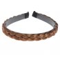 1pc Hair Accessories Womens Braided Synthetic Hair Plaited Plait Elastic Headband Wide Hairband for
