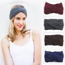 Women Twisted Headbands Knit Turban Autumn Winter Hairband Knitting Wool Hair Bands Ear Warmer Head 