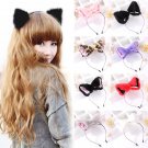 Cute Sale Women Fox Ear Headbands Fashion Adult Children Hair Accessories Sexy Plush Fox Cat Ears Ha